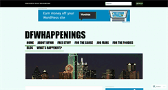 Desktop Screenshot of dfwhappenings.com