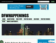 Tablet Screenshot of dfwhappenings.com